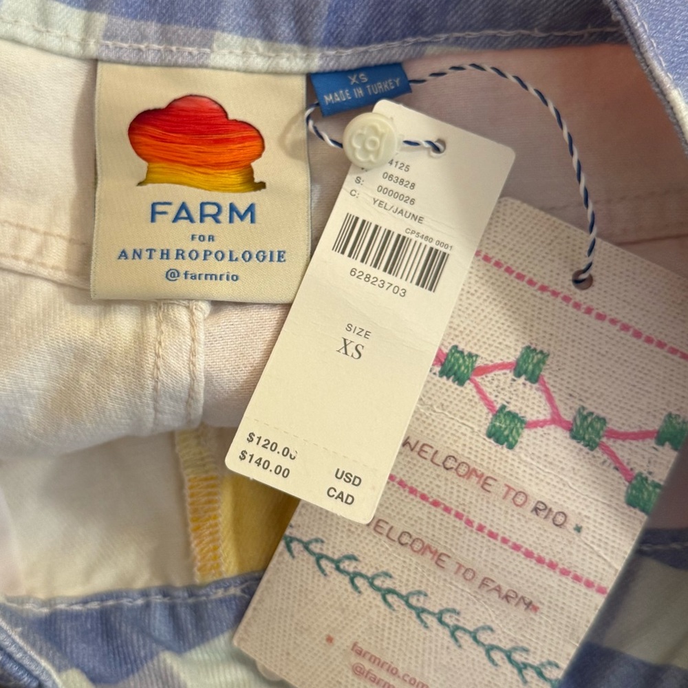 Farm‎ Rio Colorblock Gingham Shorts - Picture 4 of 6
